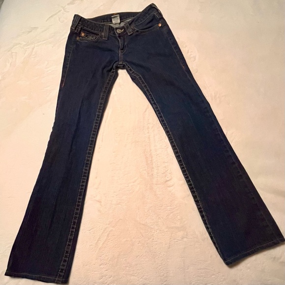 True Religion Johnny Low Rise Jeans 29 Like New - Picture 4 of 8